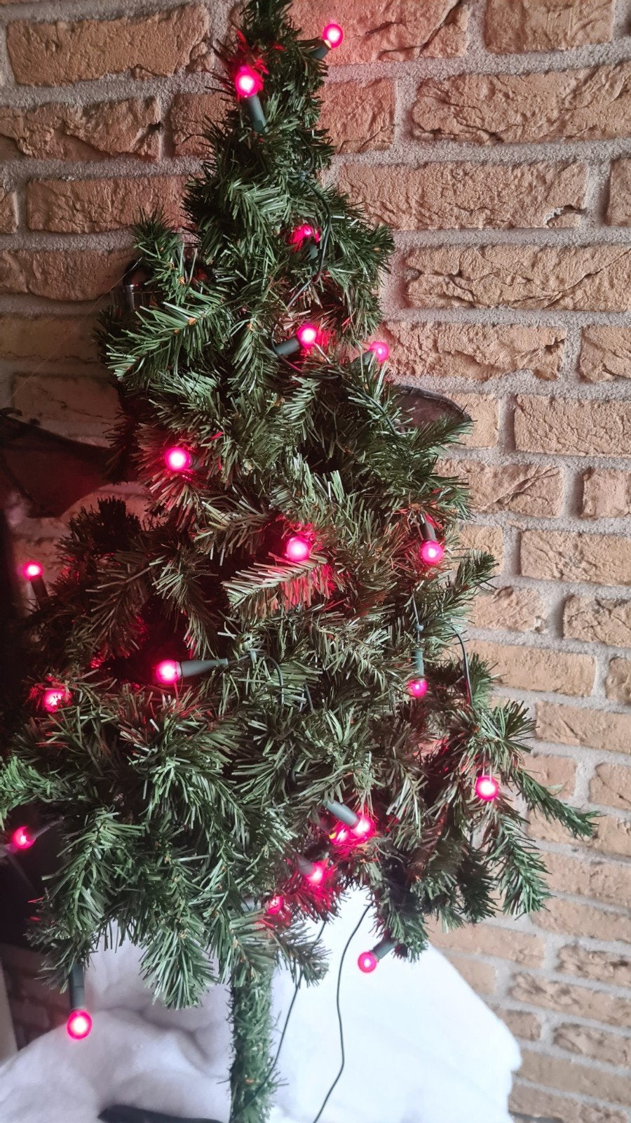 kerstboom inclusief verlichting, Ophalen of Verzenden, Gebruikt
