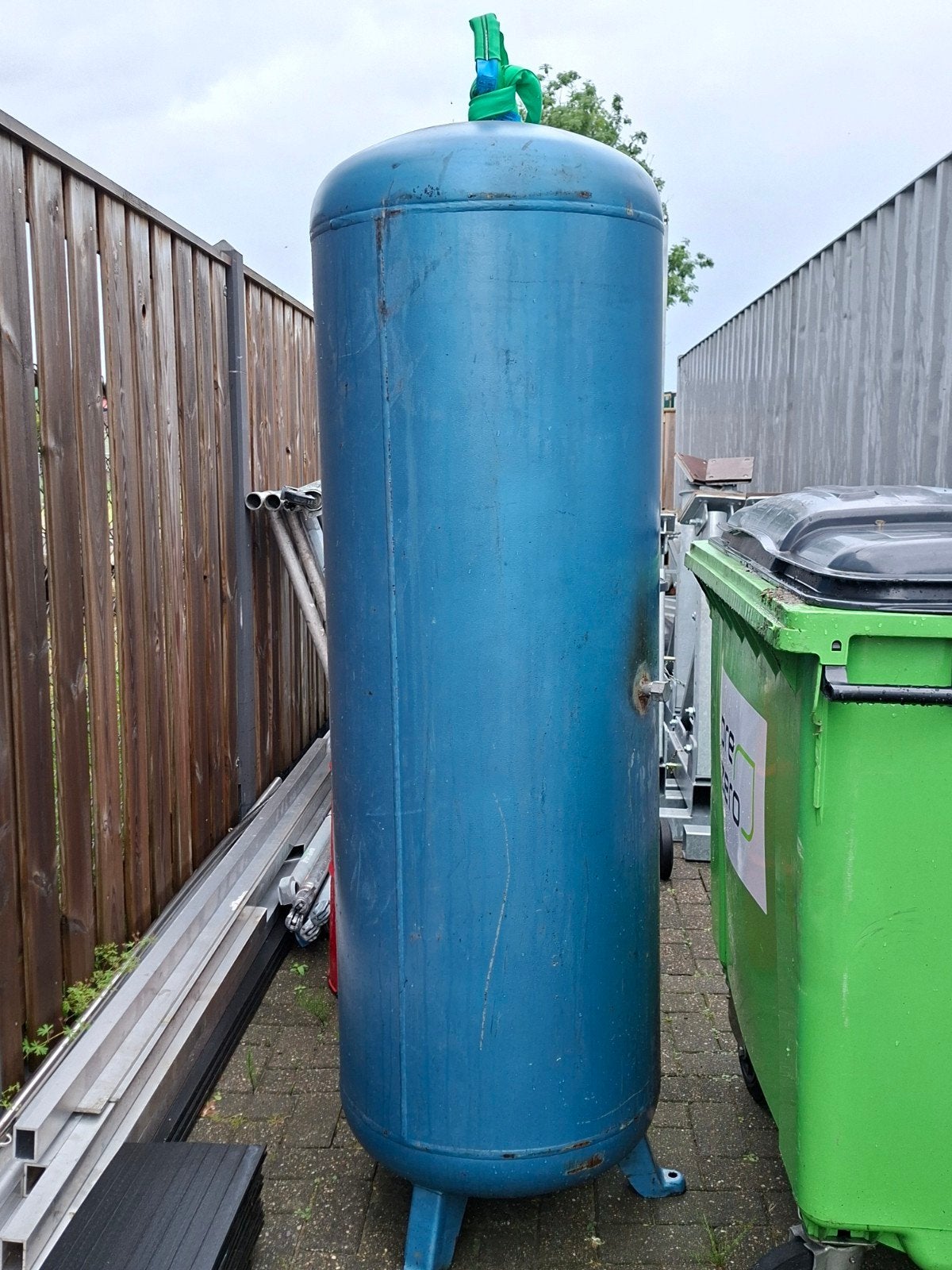 Grote compressor drukvat, Ophalen, Gebruikt, 800 liter/min of meer, 10 bar of meer