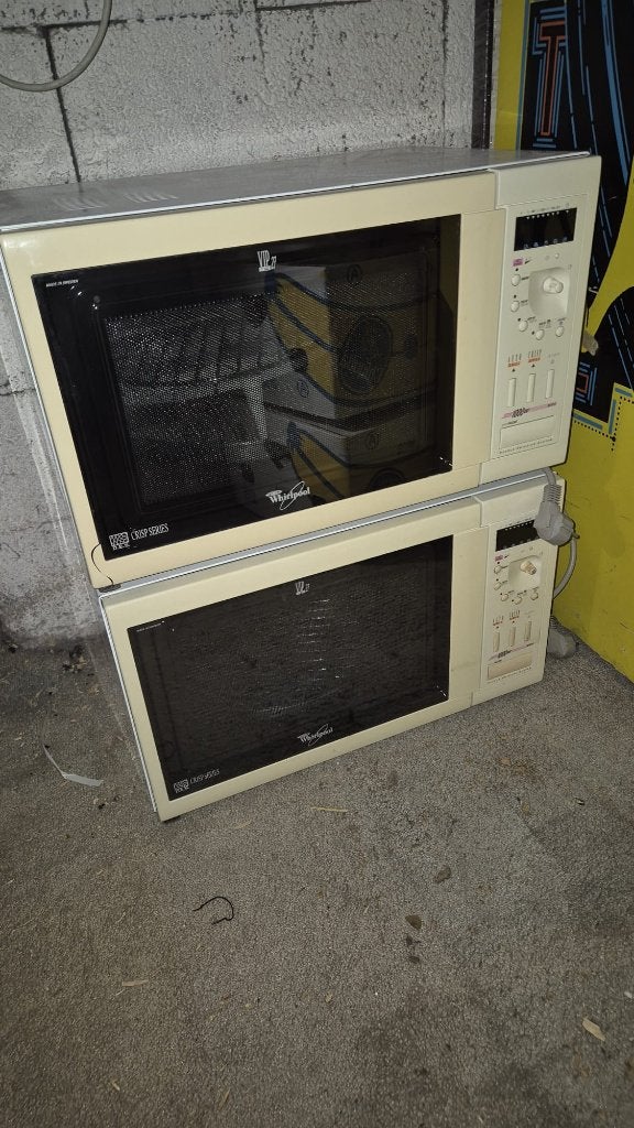 Grote Whirlpool magnetron m914 met gril en CRISP, Witgoed en Apparatuur, Ophalen, Combimagnetron, Gebruikt, Crisp