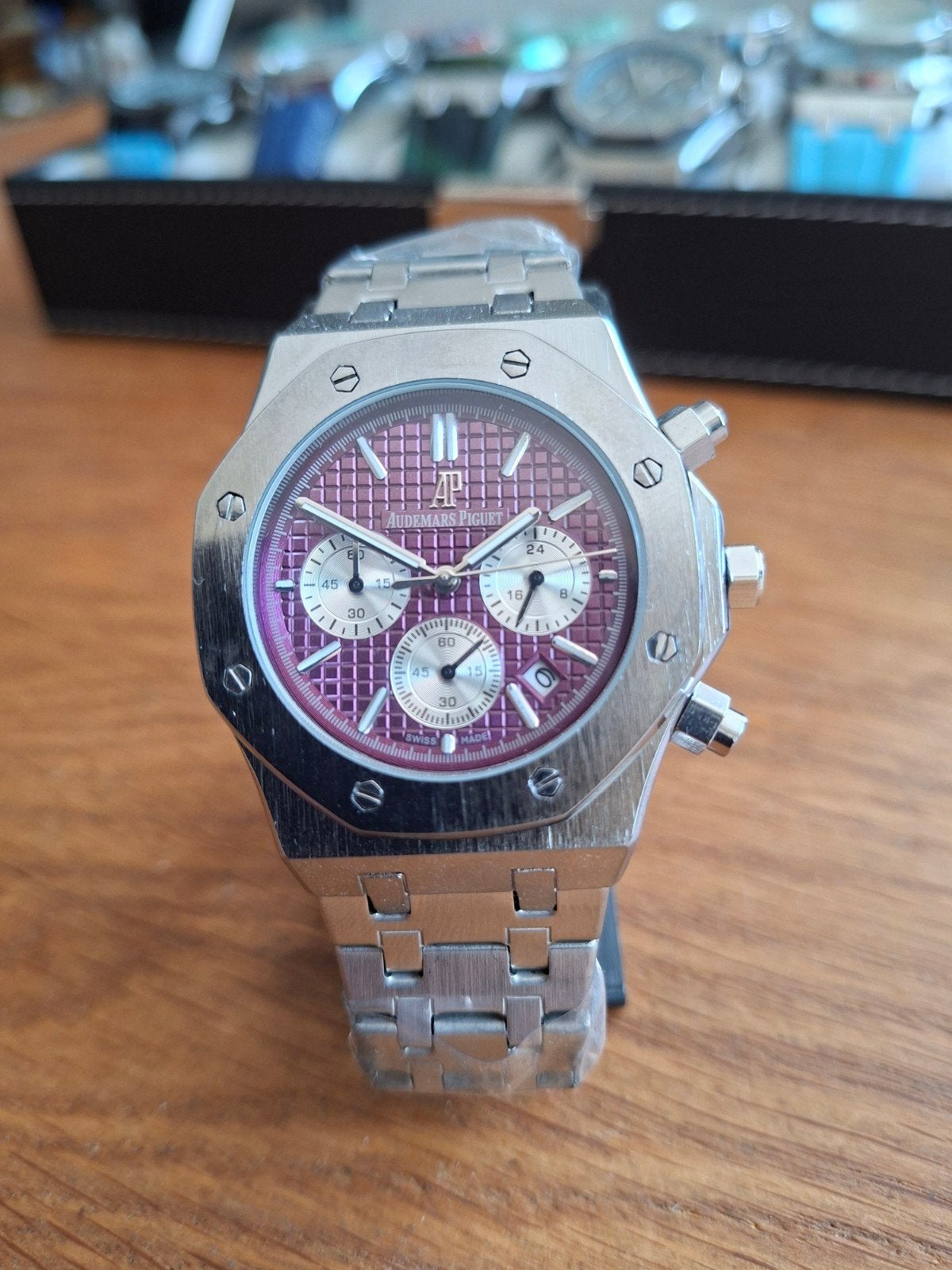 Audemars Piguet Royal Oak, Verzenden, Nieuw, Zwart, Android