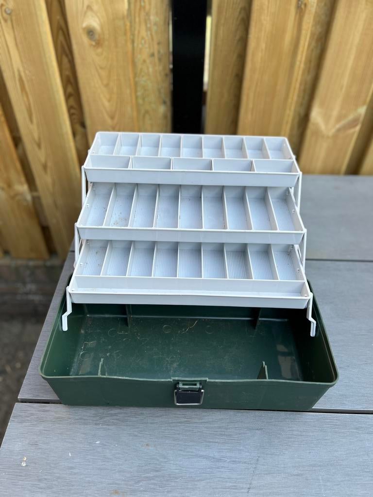 Viskoffer met 3 uitklapbare niveaus, Ophalen of Verzenden, Zo goed als nieuw, Koffer of Tas