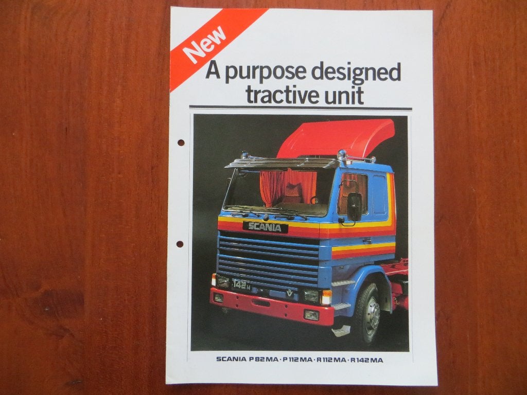 Scania a purpose designed tractive unit P82 MA, P112 MA e.a., Ophalen of Verzenden, Zo goed als nieuw, Overige merken