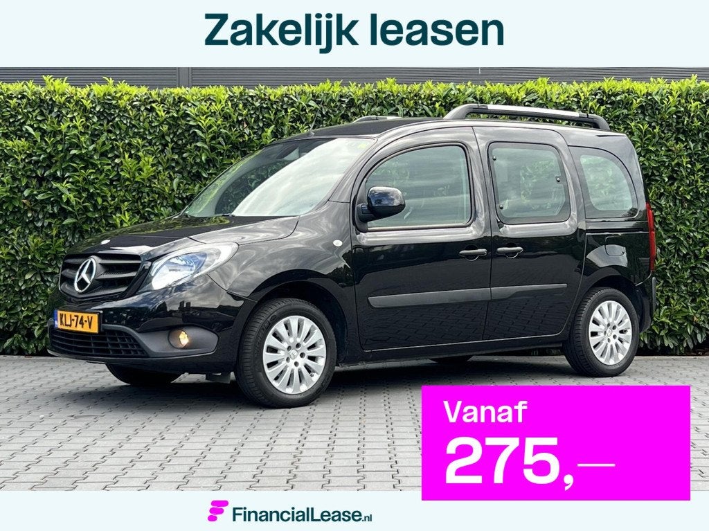 Mercedes Citan Combi 112 Ambiente, 5-PERSOONS, AIRCO, STOELV, Automaat, Stof, Gebruikt, Zwart
