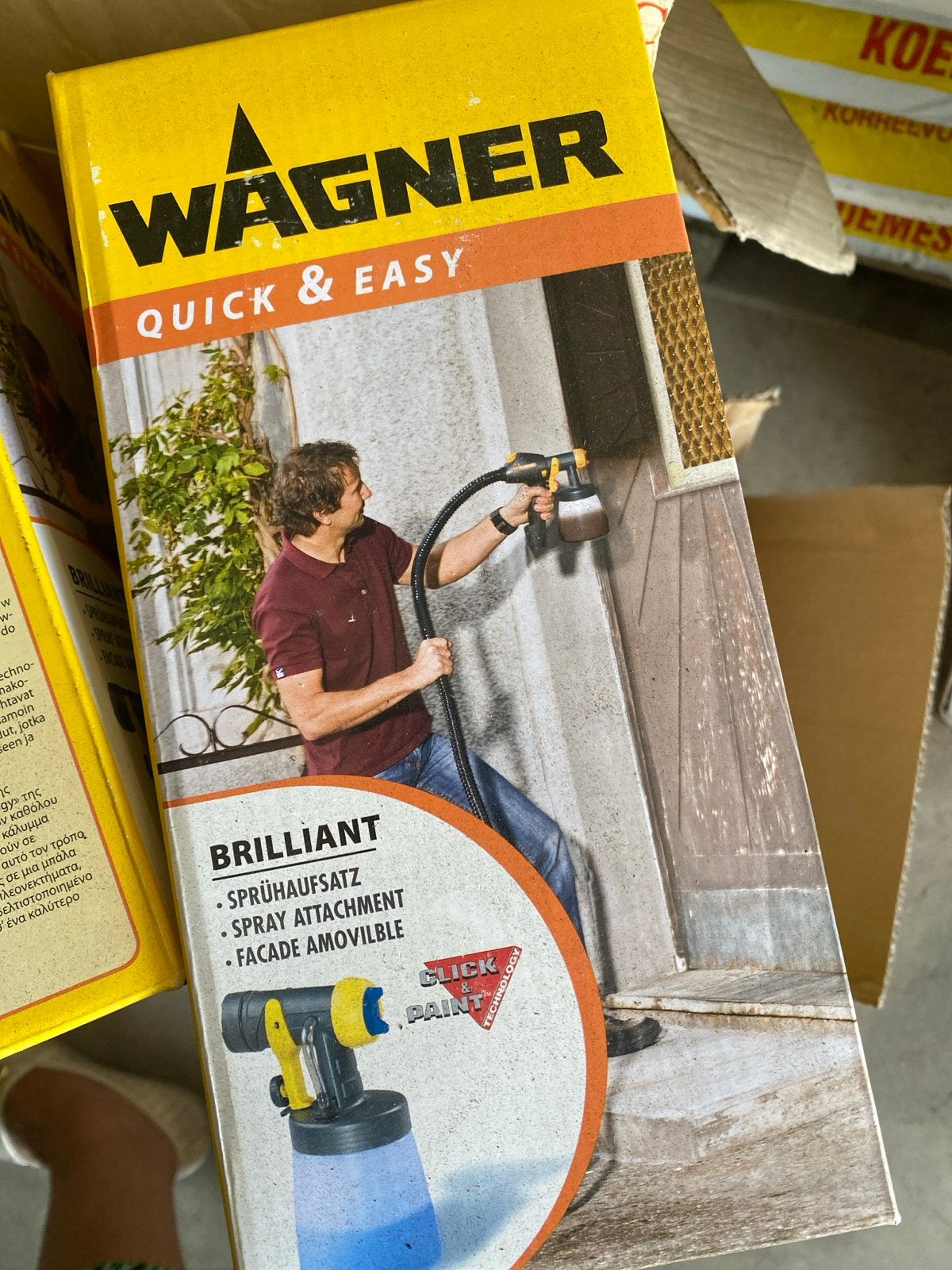 Nieuwe Wagner Verfspuit - Quick & Easy Brilliant, Tuin en Terras, Ophalen of Verzenden, Nieuw