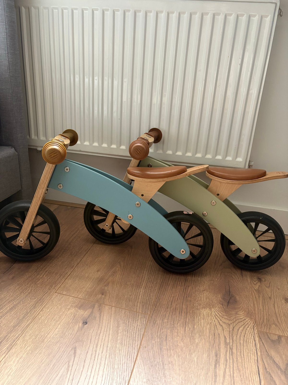 Houten loopfiets (ook om te bouwen tot driewieler), Ophalen, Gebruikt, Loopfiets
