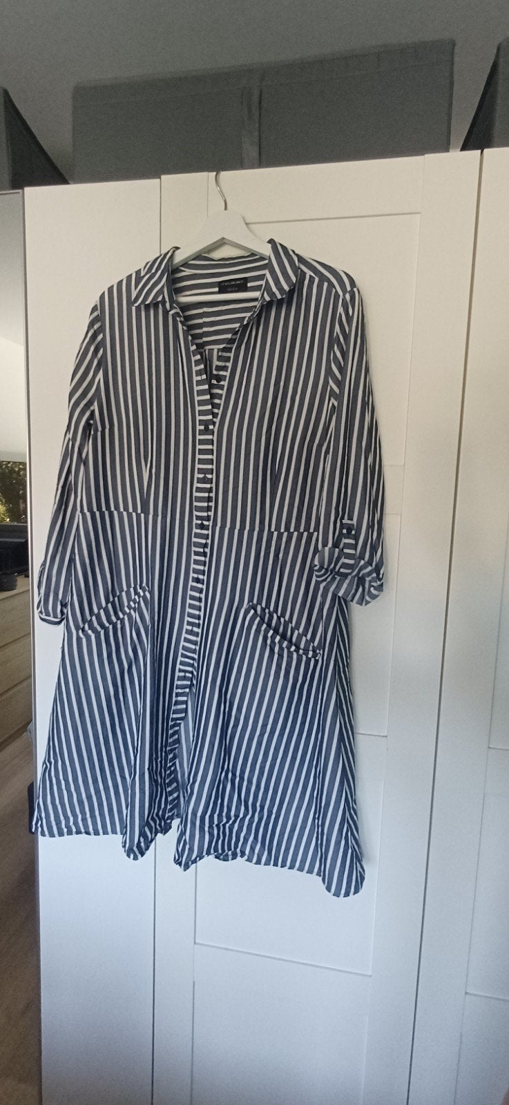 Lange blouse / jurkjes, Ophalen of Verzenden, Gedragen, Maat 46/48 (XL) of groter, Blauw