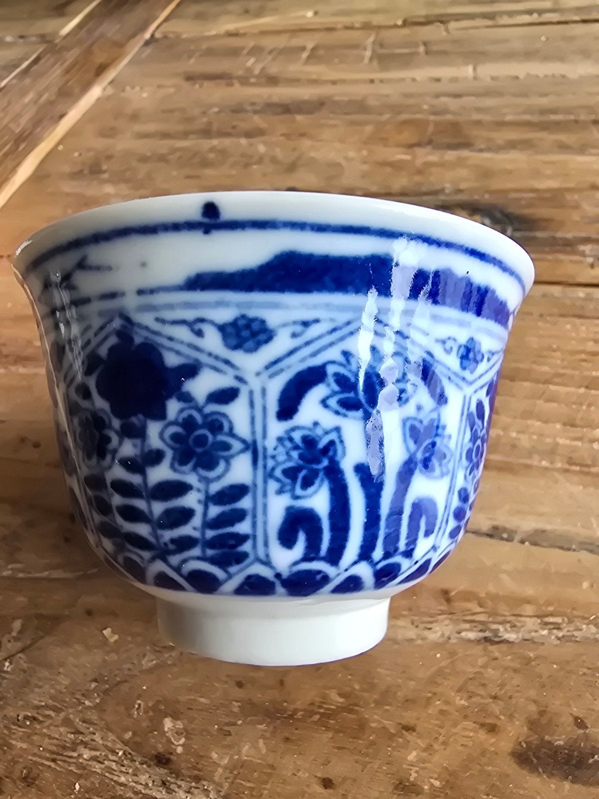 Antieke Chinese porseleinen theekopje, Ophalen of Verzenden