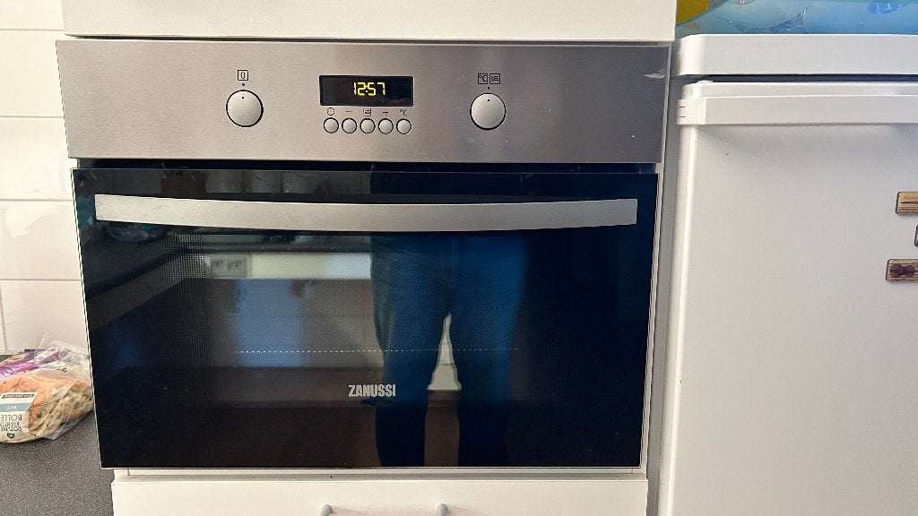 Magnetron/Oven Zanussi, Witgoed en Apparatuur, Ophalen, Combimagnetron, Gebruikt, Inbouw