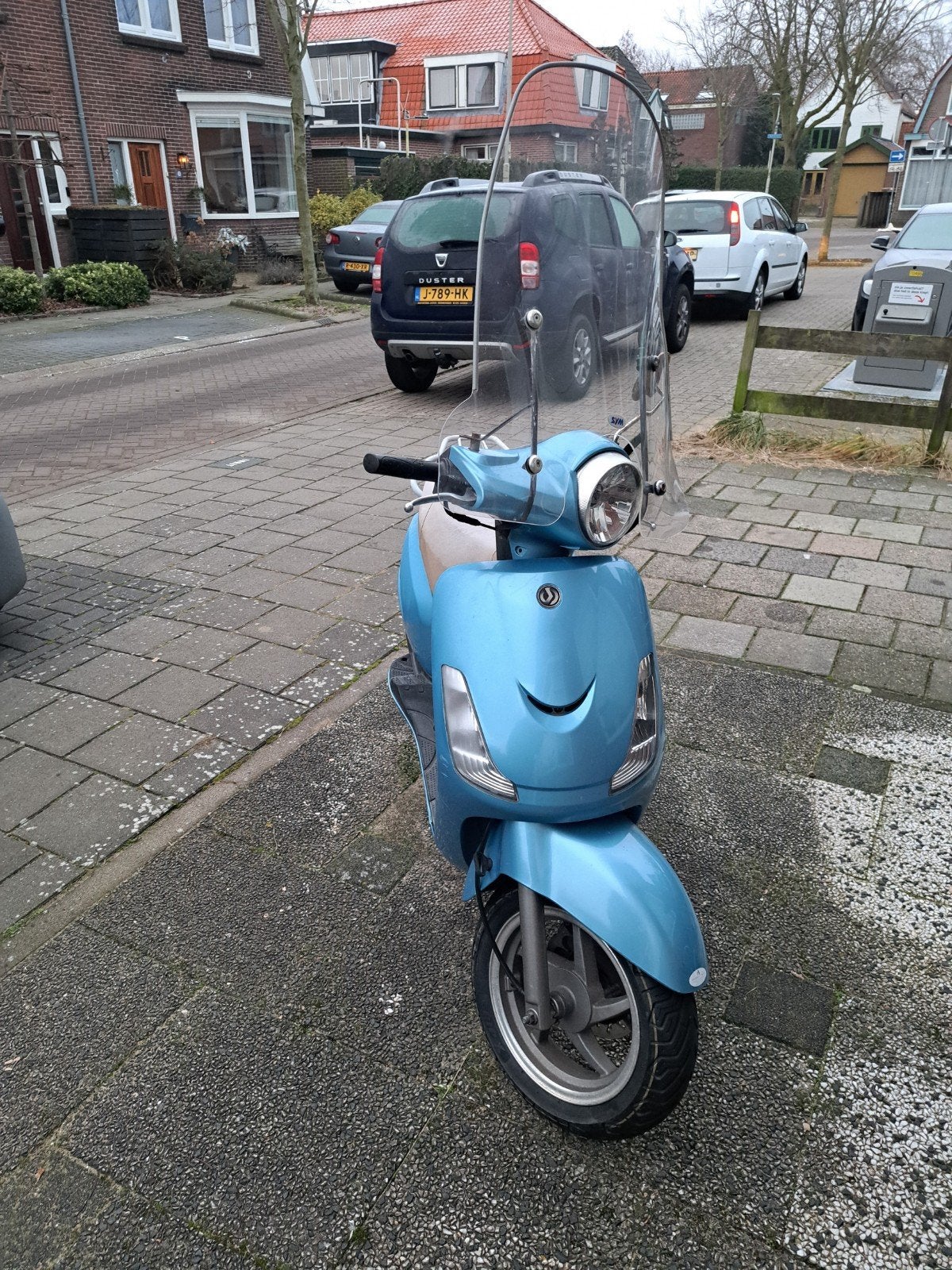Sym Fiddle II - Blauw - Goed onderhouden scooter, Ophalen, Gebruikt, Benzine