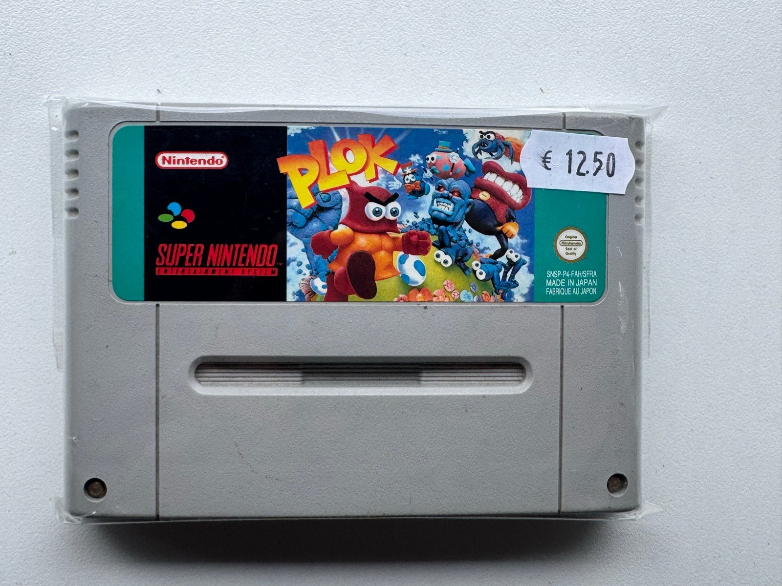 Plok - Super Nintendo (SNES) Game Cartridge, Gebruikt, 1 speler, Ophalen of Verzenden, Platform