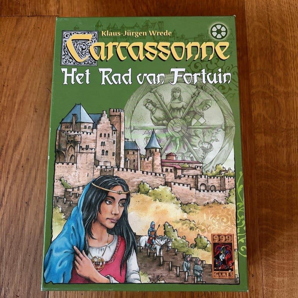 Carcasonne - Rad van Fortuin - 999 Games, Een of twee spelers, Ophalen, Zo goed als nieuw, 999 Games