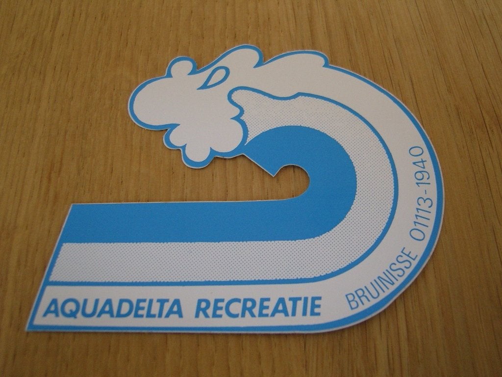 sticker golf - bruinisse aquadelta recreatie *, Ophalen, Zo goed als nieuw