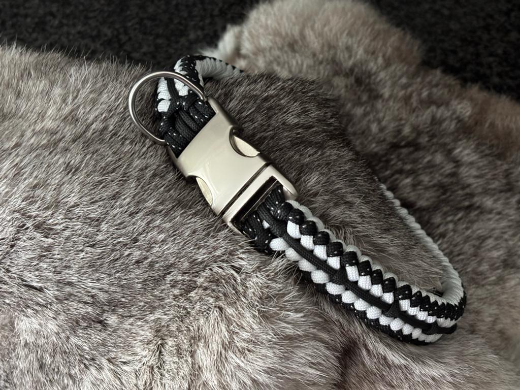 Halsband hond EMX kralen anti teek/vlo, Ophalen of Verzenden, Handgemaakt, Nieuw