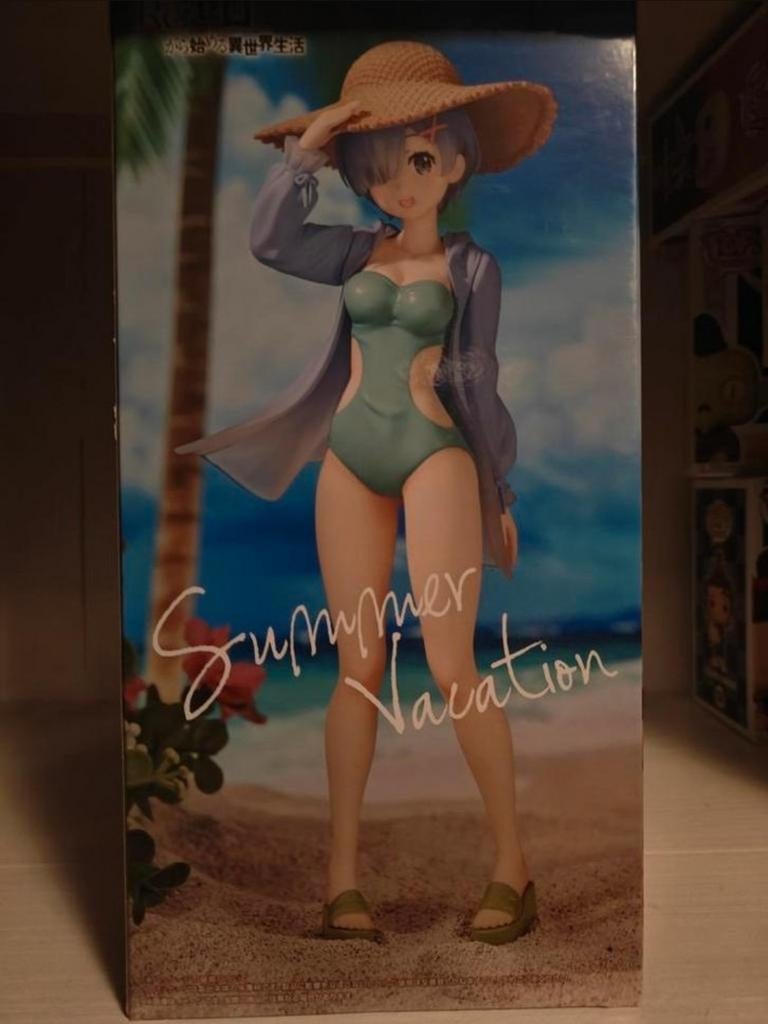 Anime figure Re Zero Rem, Ophalen of Verzenden, Zo goed als nieuw