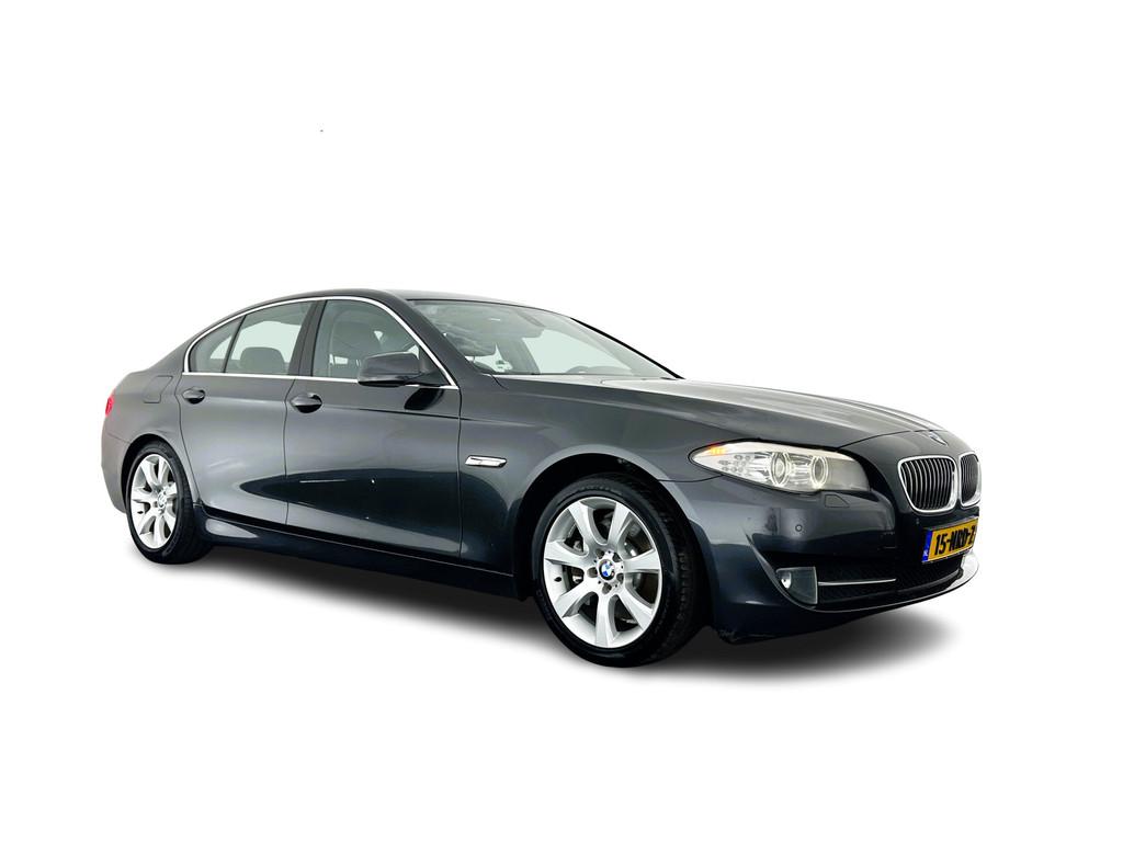 BMW 5 Serie 530d High Executive Aut. * BI-XENON | LEATHER |, Automaat, Achterwielaandrijving, Gebruikt, Zwart