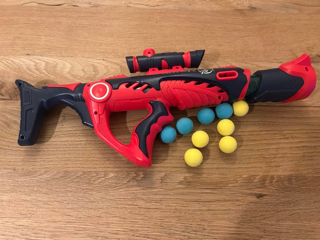 Nerf-achtig schuimballen geweer, Ophalen of Verzenden, Gebruikt, Jongen of Meisje