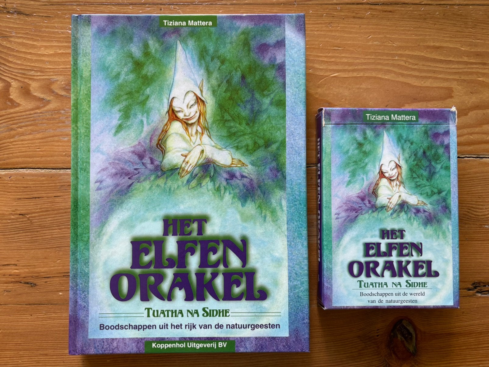 Het Elfen orakel boek- en kaarten - T Mattera, Ophalen of Verzenden, Gelezen, Tarot of Kaarten leggen, Overige typen