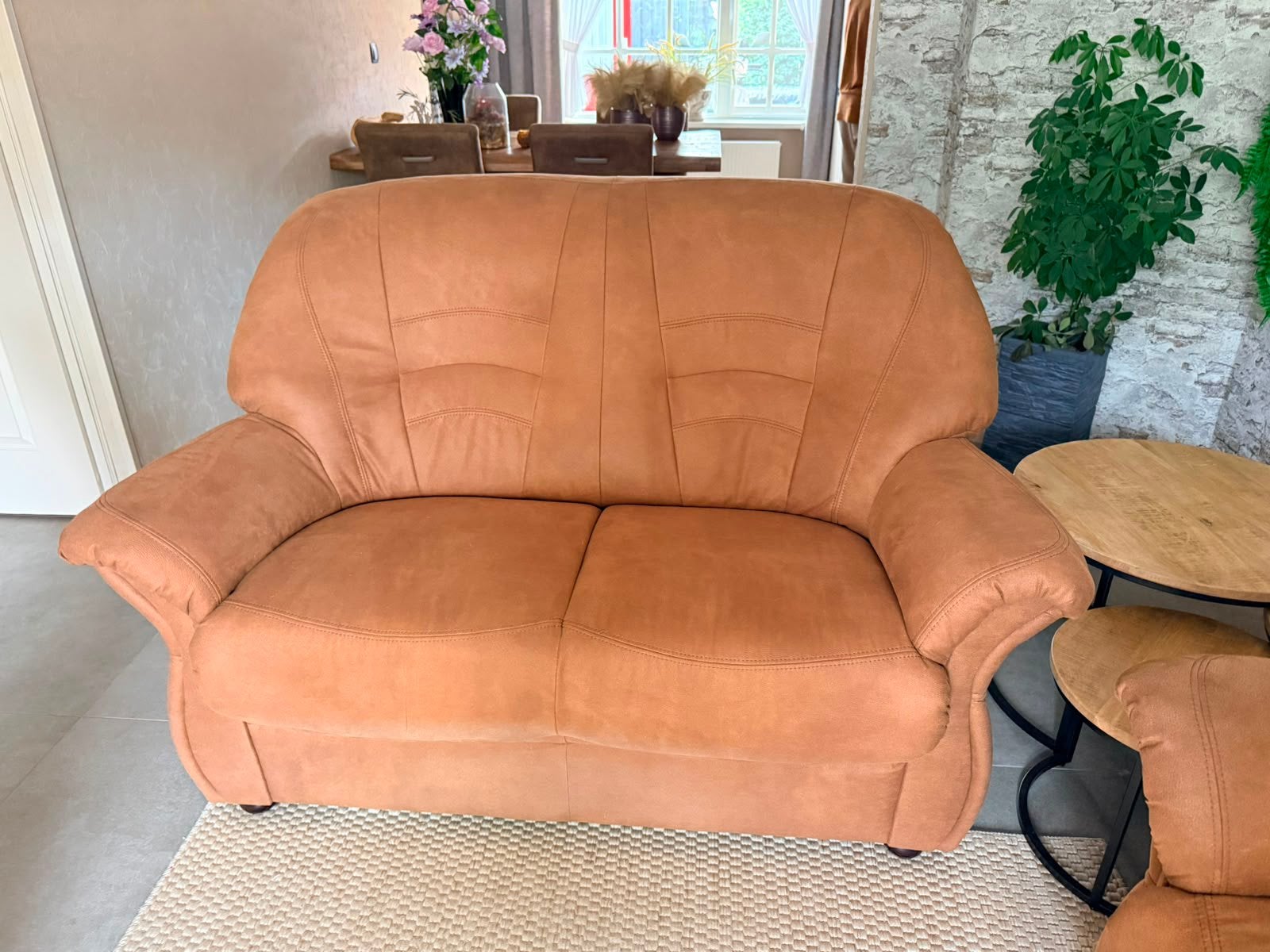 Te koop zeer mooi bankstel 6 maanden oud, Ophalen of Verzenden, Zo goed als nieuw, 75 tot 100 cm
