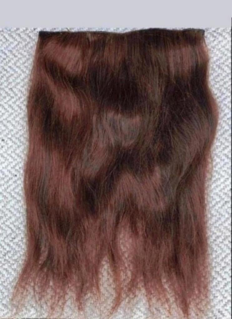 Real Hair Echt Haar 25 Hangeknoopte banen, Ophalen of Verzenden, Nieuw, Pruik of Haarverlenging