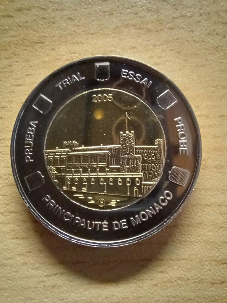 Monaco 2 Euro Proefmunt 2005 - Zeldzaam verzamelstuk, Postzegels en Munten, Munten | Europa | Euromunten, Losse munt, 2 euro, Monaco