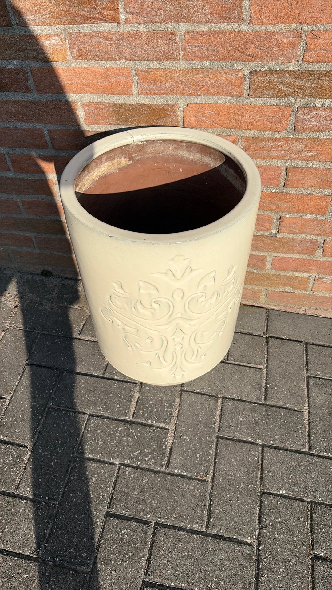 Bloempot groot, Ophalen, Rond, Zo goed als nieuw, Minder dan 25 cm