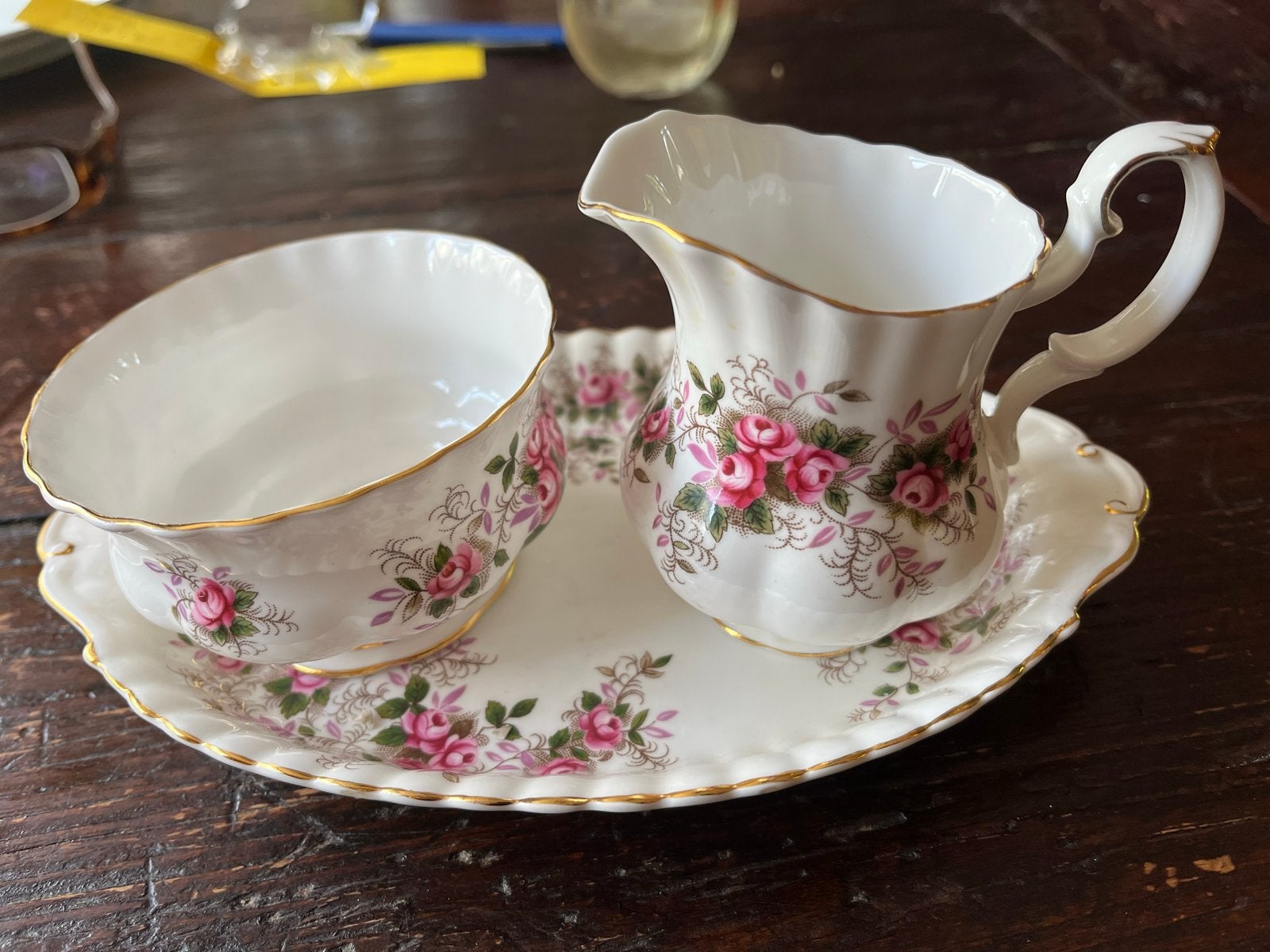 Royal Albert Roomstel - Lavendel Rose, Ophalen of Verzenden