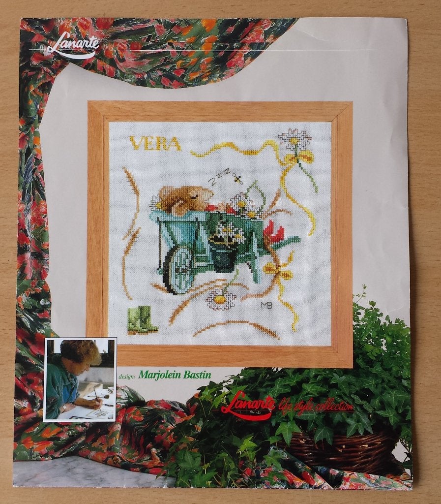 Vera de Muis doet een Dutje Patroon - M. Bastin - Lanarte, Patroon, Gebruikt, Ophalen of Verzenden, Handborduren