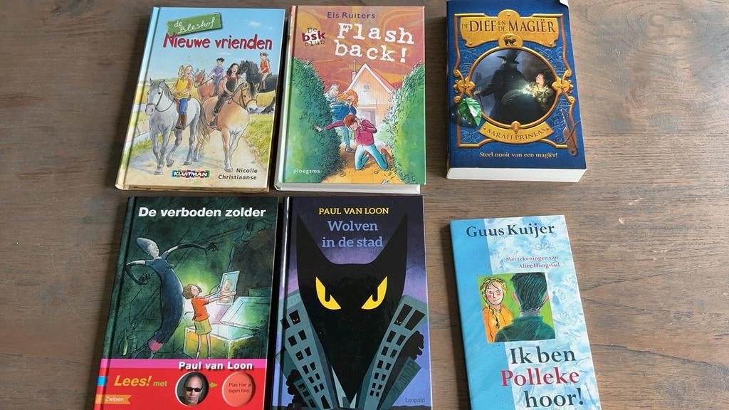 6 jeugdboeken, Paul van Loon , De Bleshof, Guus Kuijer, Boeken, Ophalen, Gelezen, Fictie algemeen