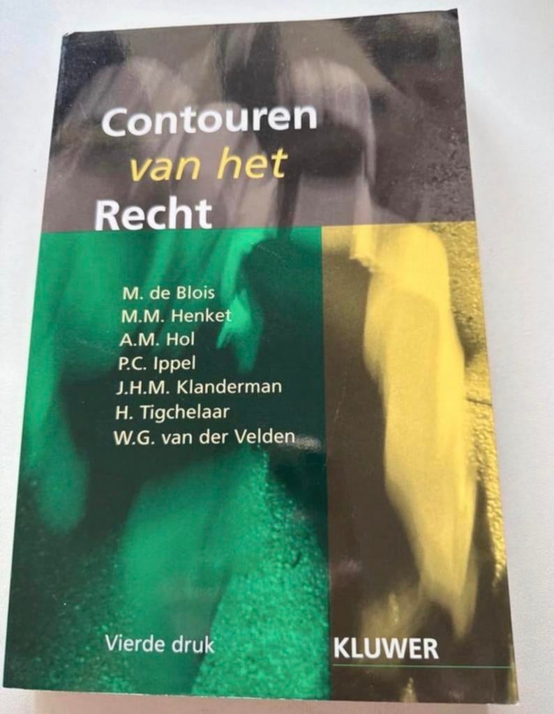 Contouren van het Recht - Vierde druk, Boeken, Studieboeken en Cursussen, Gelezen, WO, Gamma, Ophalen of Verzenden