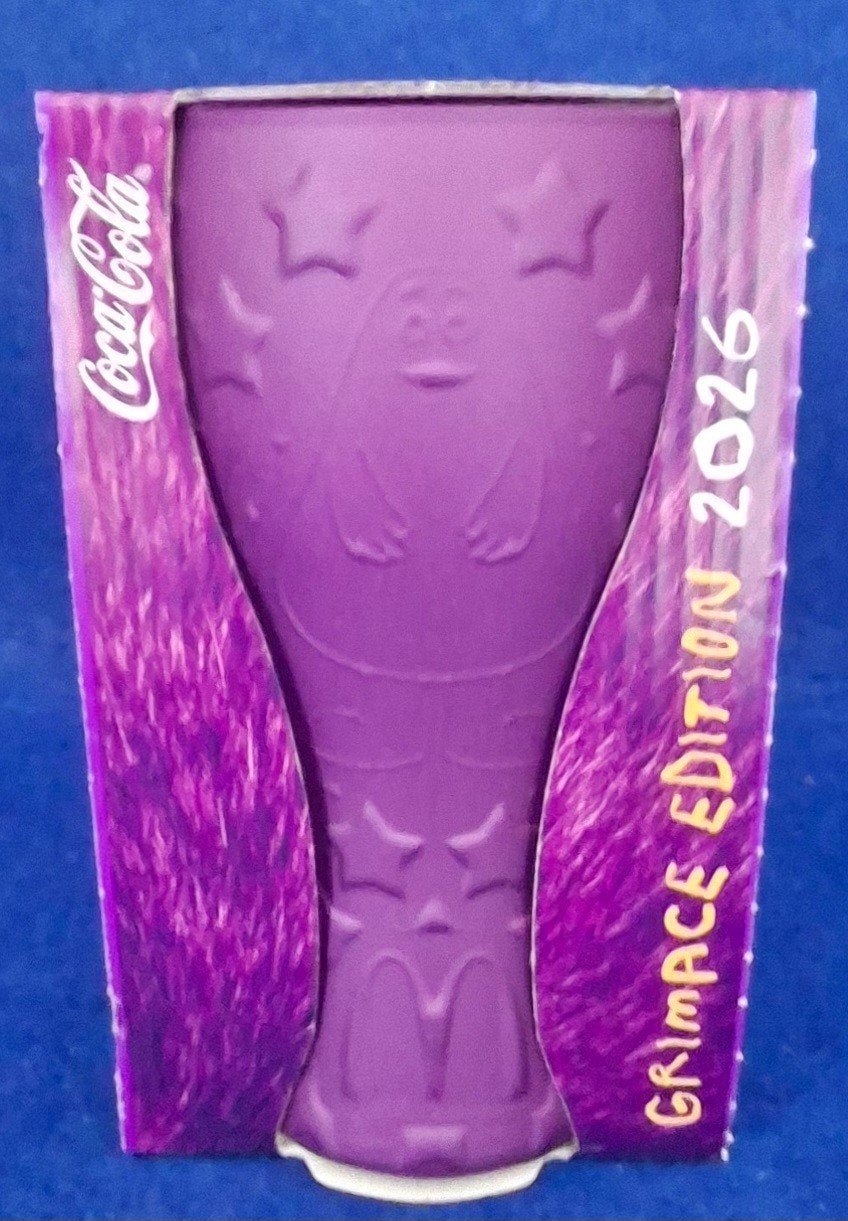 Coca-Cola glas Grimace Edition 2026 McDonald's Duitsland, Ophalen of Verzenden, Nieuw