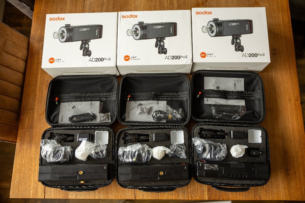 NIEUWE Godox AD200 ii pro!!, Externe flitser, Nieuw, Ophalen of Verzenden, TTL