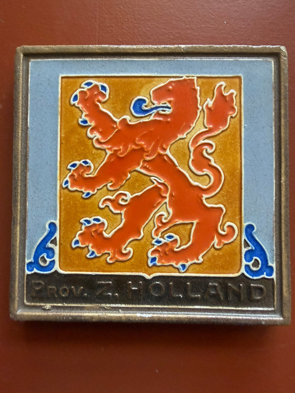 Westraventegel wapen Zuid Holland, Ophalen of Verzenden