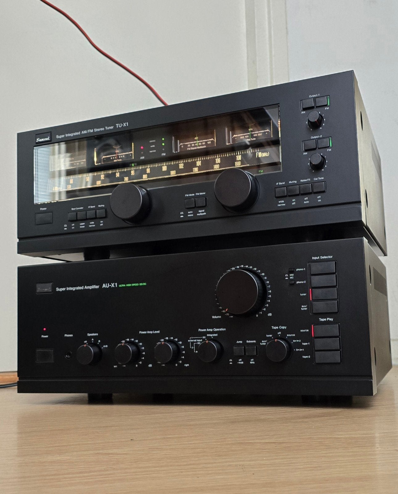 Sansui AU-X1 Versterker & TU-X1 Tuner Set - Zeldzaam, Audio, Tv en Foto, Versterkers en Receivers, Overige merken, Ophalen