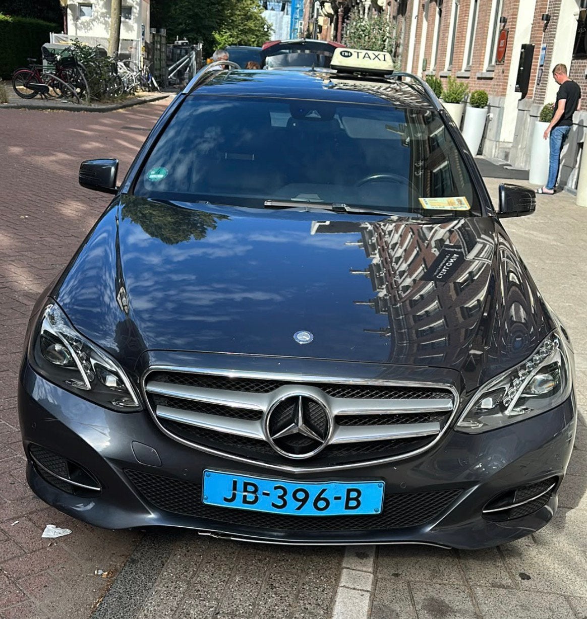 Mercedes-Benz E-Klasse 2.2 CDI E220 Estate AUT 2015 Grijs, Auto's, Achterwielaandrijving, Stationwagon, Diesel, Particulier