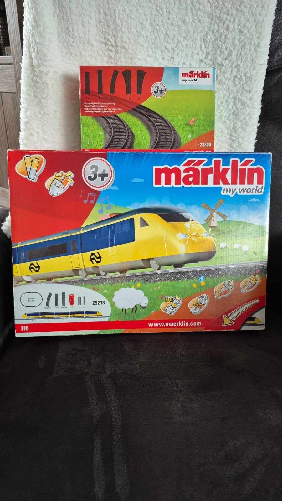 Marklin elektrische trein met afstandsbediening, Ophalen, Treinset, Gelijkstroom, Zo goed als nieuw