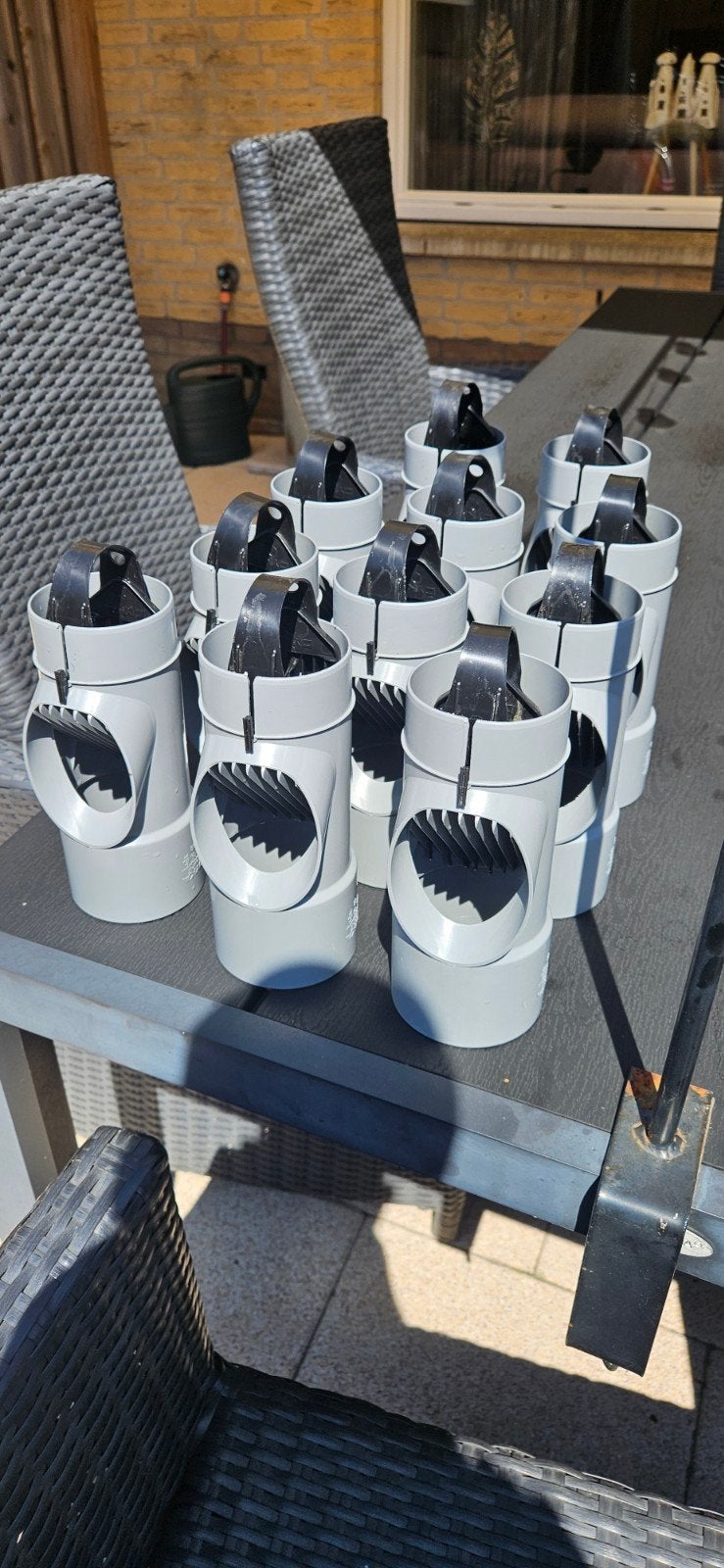 pvc bladafscheiders 80mm, Ophalen, Afvoer, Pvc, Zo goed als nieuw