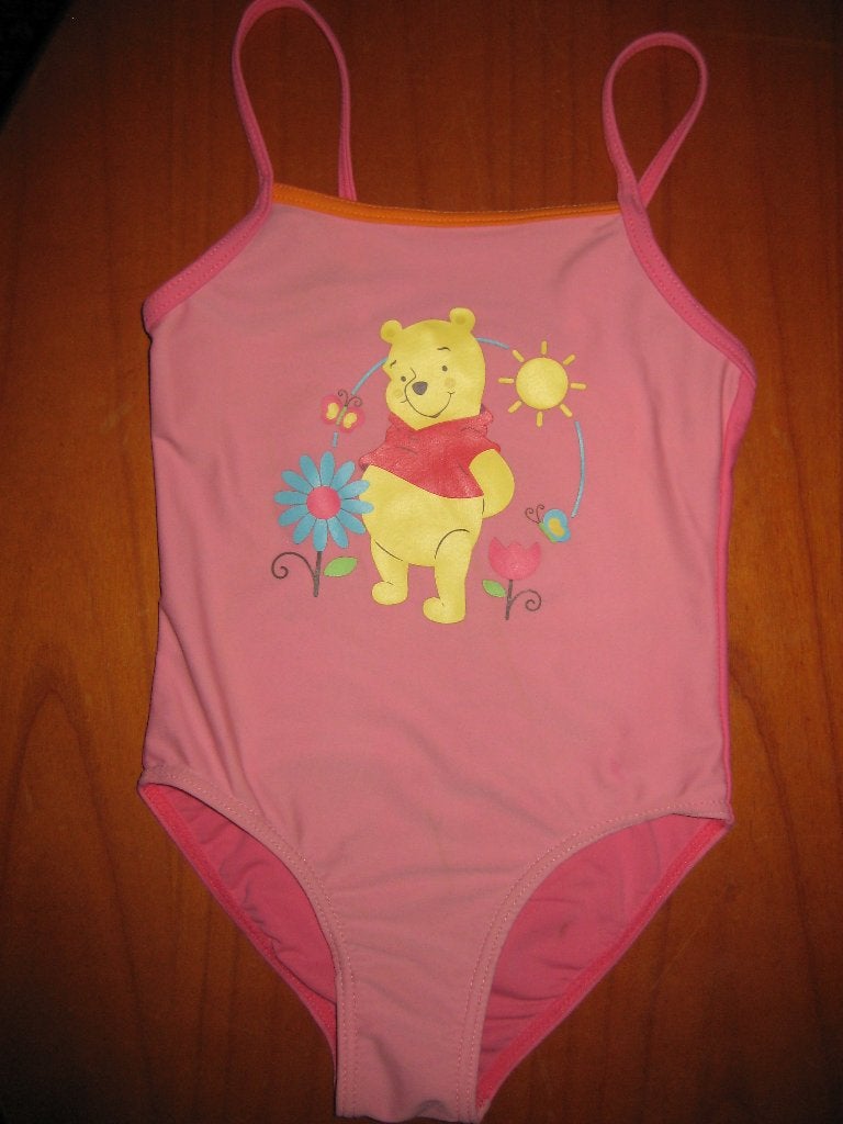 Roze badpak, 92, Disney (367), Ophalen of Verzenden, Zo goed als nieuw, Meisje, Sport- of Zwemkleding