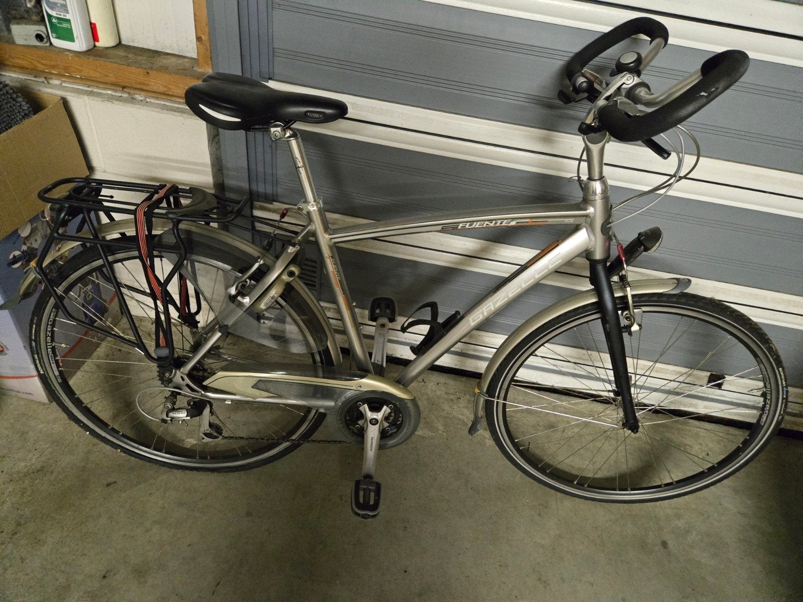 Gazelle Fuente fiets vlinder stuur, 53 tot 57 cm, Ophalen, Gazelle, Versnellingen