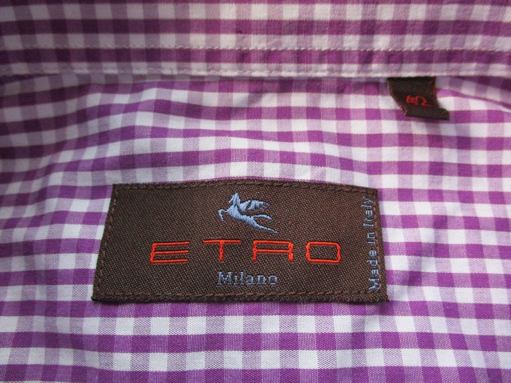 Etro, size 42, Verzenden, Zo goed als nieuw, Overige kleuren, Halswijdte 41/42 (L)