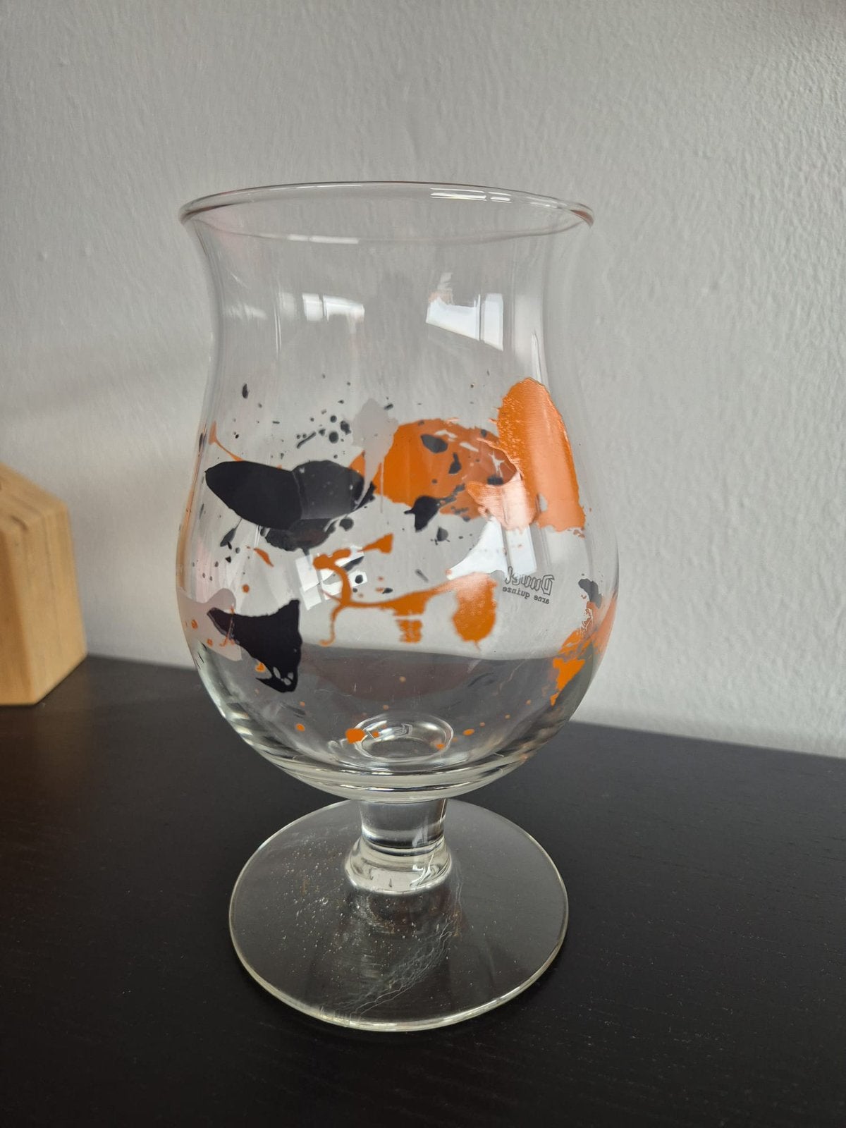 Duvel bierglas Arne Quinze 2011 | Art Collection, Verzamelen, Ophalen of Verzenden, Nieuw, Glas of Glazen, Duvel