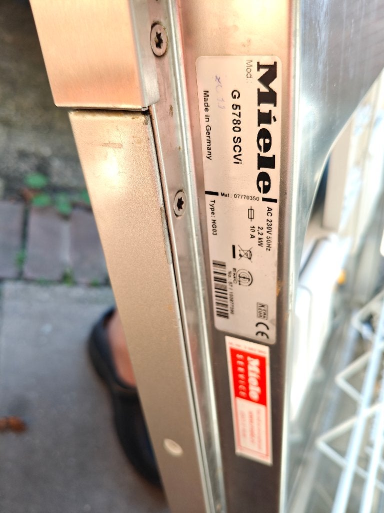 Vaatwasser Miele G5780 SCVi, Ophalen, Gebruikt, Inbouw, 45 tot 60 cm