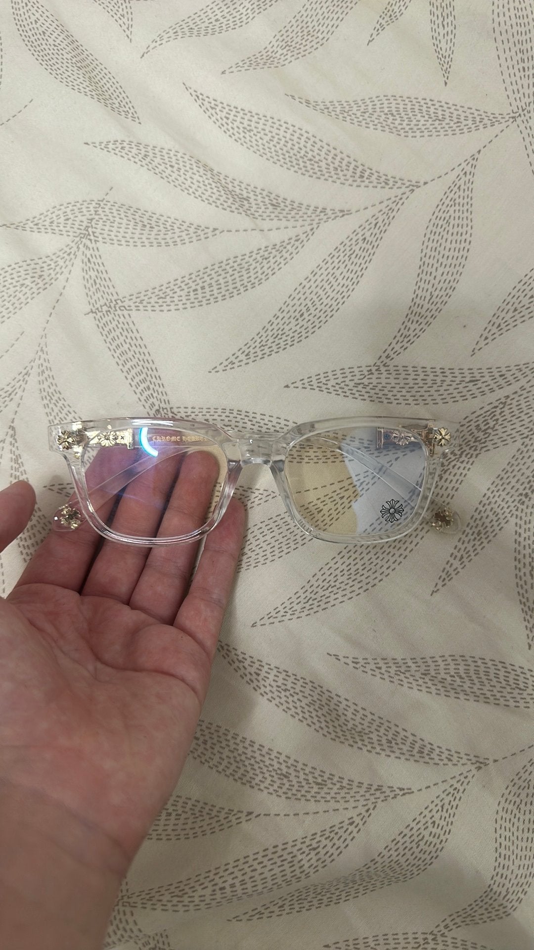 Chrome hearts bril, Overige merken, Blauw, Ophalen of Verzenden, Zo goed als nieuw