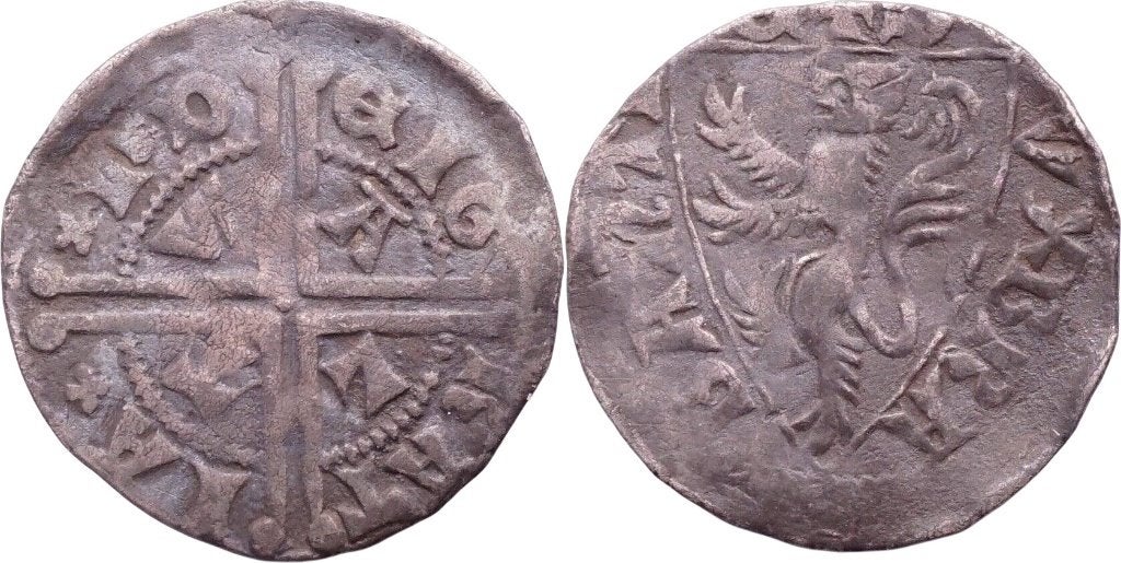 Brabant, Jan I, Esterlin zilver, Leuven, Verzenden, Overige landen, Losse munt, Zilver