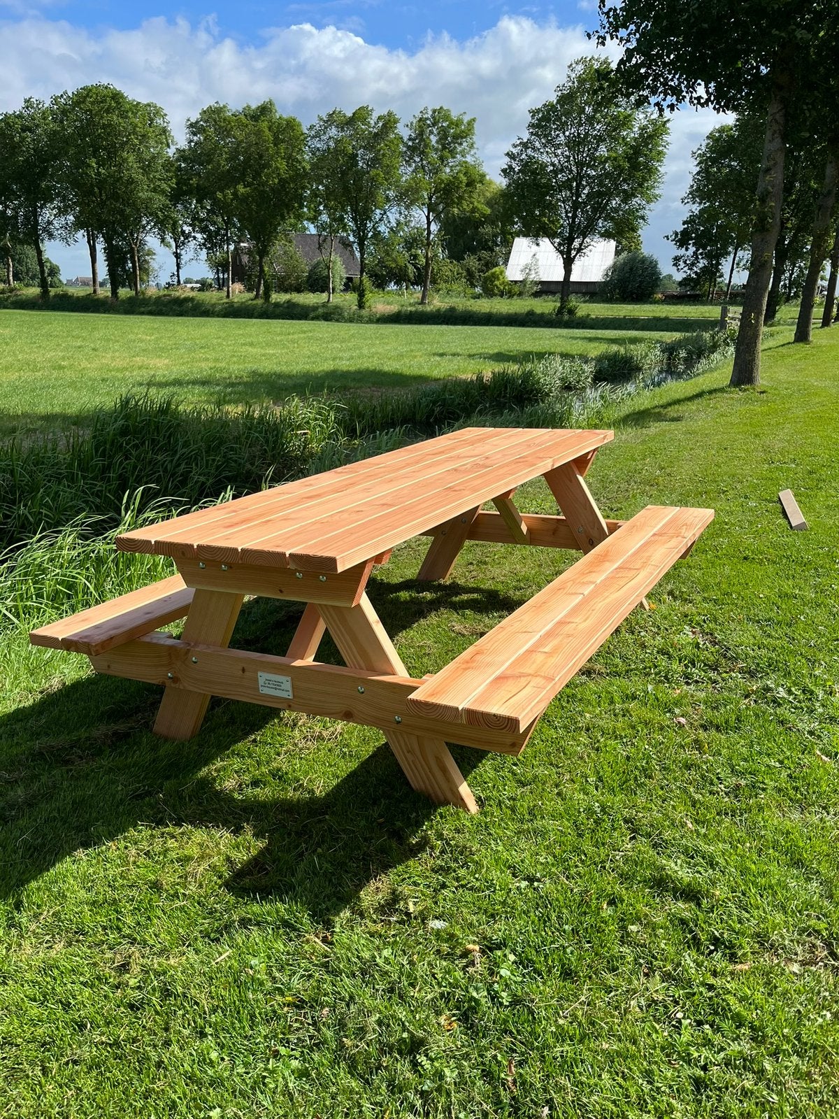 Douglas picknicktafels, Ophalen, Nieuw, Hout