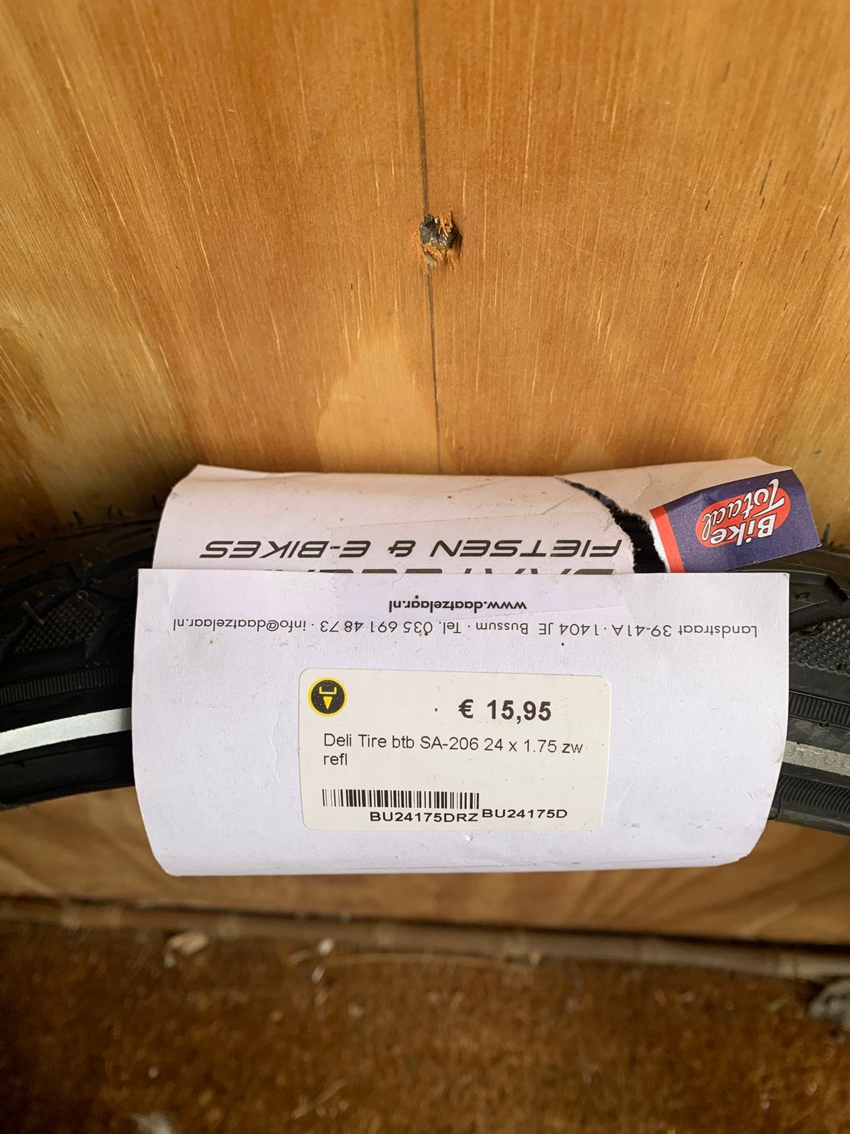 Fietsband buba 24x1,75, Fietsen en Brommers, Ophalen of Verzenden, Zo goed als nieuw, Minder dan 16 inch