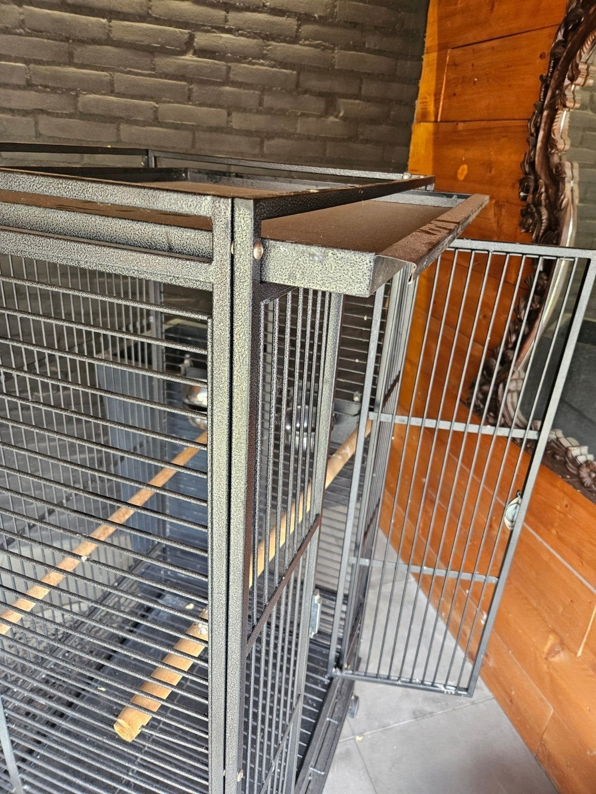Grote vogelkooi., Ophalen of Verzenden, Zo goed als nieuw, Metaal, Vogelkooi