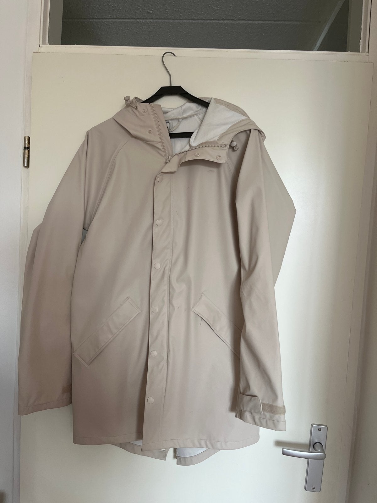 HEMA regenjas maat S, Ophalen of Verzenden, Gedragen, Maat 36 (S), Beige