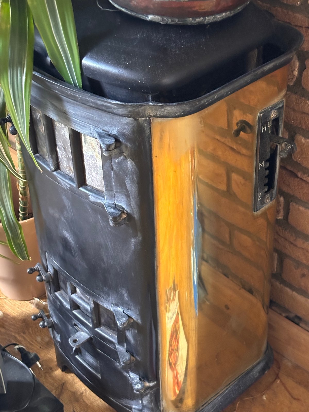 Vintage Kolenkachel - Klassieke Warmtebron, Huis en Inrichting, Kachels, Ophalen, Gebruikt, Overige brandstoffen, Vrijstaand