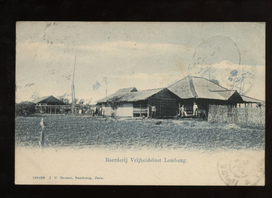 Ned Indië Lembang boerderij Vrijheidslust (30-25), Ophalen, Voor 1920, Buiten Europa