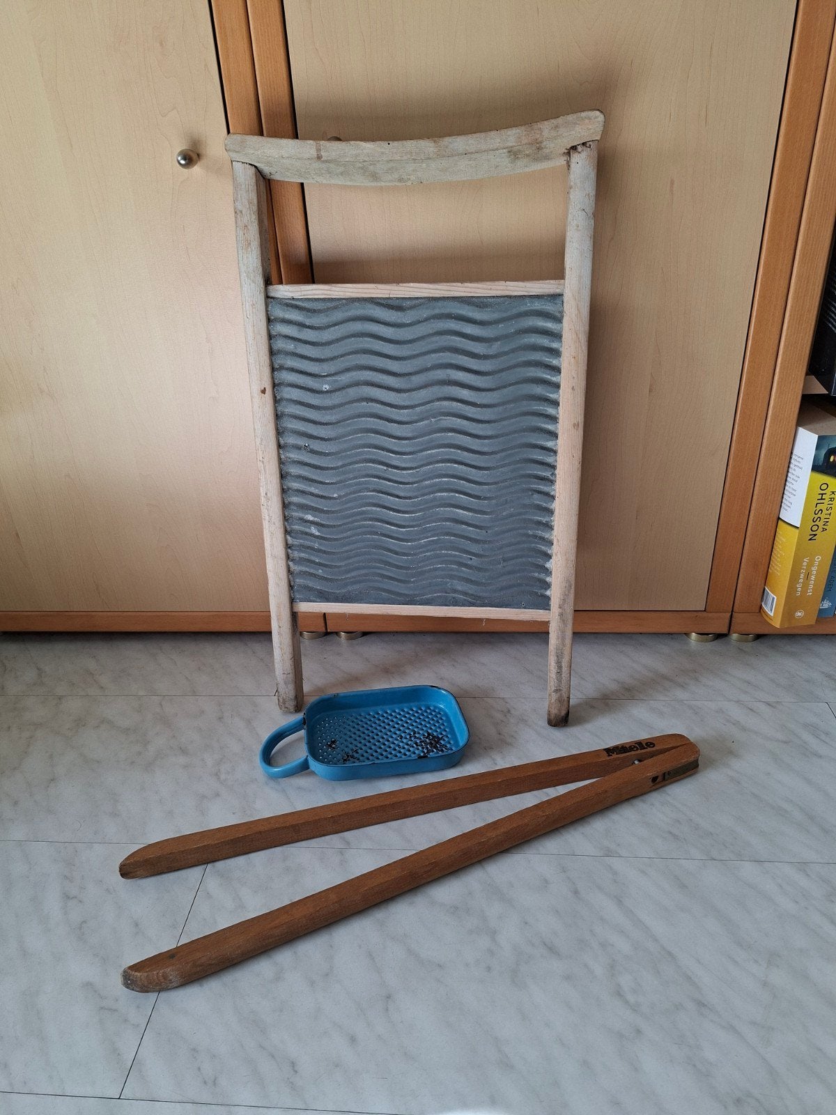 oud wasgerei, wasbord, zeeprasp, wastang Miele, Ophalen of Verzenden